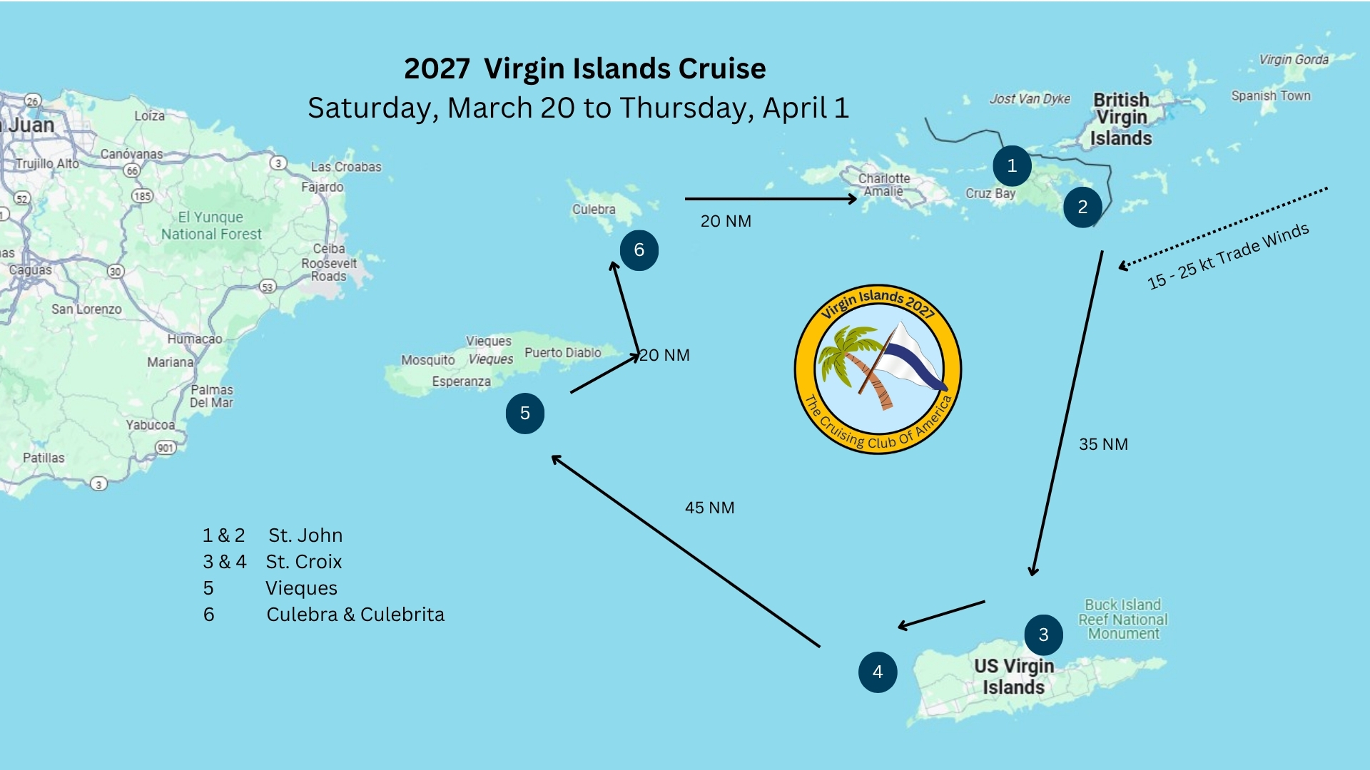 2027 Virgin Islands Cruise