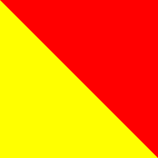 Oscar.  Man overboard flag