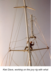 Jury Rigging the Mast