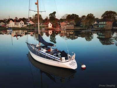 Moored in Southport CT 