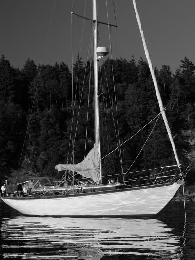 Celeste in Tribune Bay, Hornby Island, British Columbia