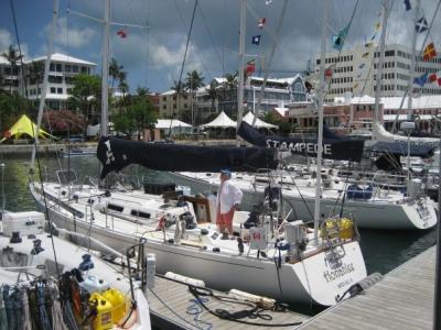 Honahlee at the Royal Bermuda Yacht Club