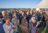 A crowd of members at the event